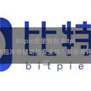 Bitpie安全钱包 Bitpie钱包冷存储功能安全吗？解析与评估