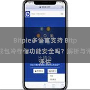 Bitpie多语言支持 Bitpie钱包冷存储功能安全吗？解析与评估