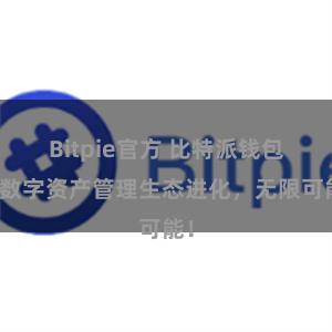 Bitpie官方 比特派钱包：数字资产管理生态进化，无限可能！