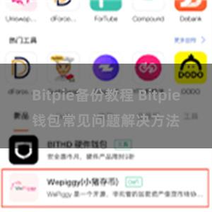 Bitpie备份教程 Bitpie钱包常见问题解决方法