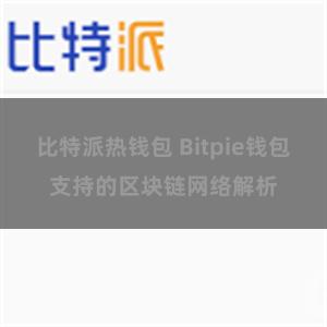 比特派热钱包 Bitpie钱包支持的区块链网络解析