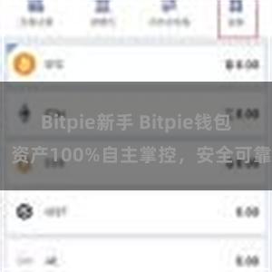 Bitpie新手 Bitpie钱包：资产100%自主掌控，安全可靠。