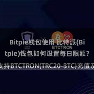 Bitpie钱包使用 比特派(Bitpie)钱包如何设置每日限额？