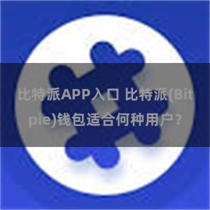 比特派APP入口 比特派(Bitpie)钱包适合何种用户？